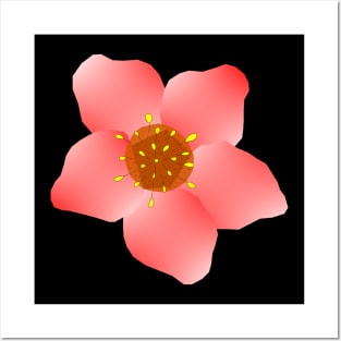 Hellebore Flower Design 2 Posters and Art